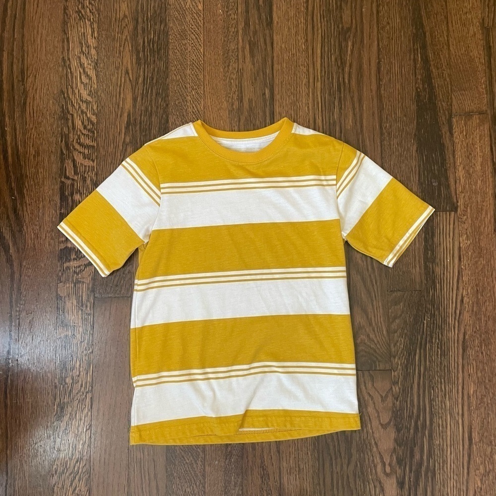 Wonder nation boys yellow short sleeve tee